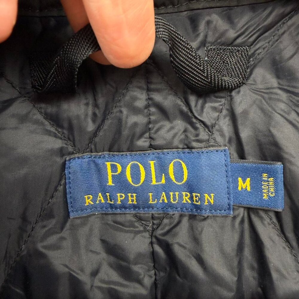 Polo Ralph Lauren USMC Military Duck Down Black Parka Jacket Size M - Picture 4 of 8